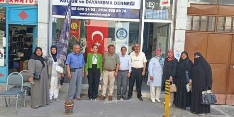 AK Parti Kadın Kolları’ndan Erzurumlular Derneği’ne ziyaret