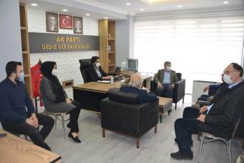Ak Parti Koordinatörleri Gediz’İ Ziyaret Etti
