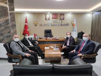 Ak Parti Mkyk Üyesi Coşkun’Dan İl Başkanı Karabıyık’A Ziyaret

