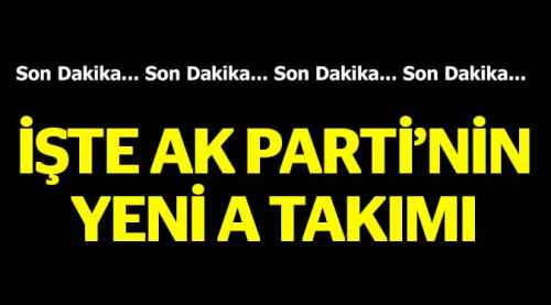 AK Parti'nin yeni MYK'sı belli oldu