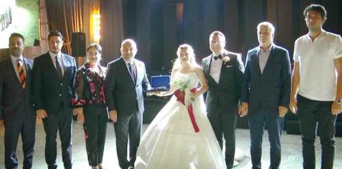 AK Parti Teşkilatı Ticaret İl Müdürü Kürkçü’nün düğününe katıldı