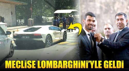 AK Partili vekil Meclis'e böyle geldi