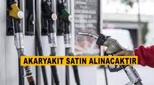 Akaryakıt satın alınacaktır....