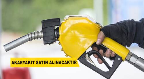 Akaryakıt satın alınacaktır...
