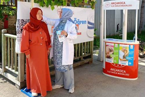 Akçakoca’da sağlıklı yaşam için vücut kitle indeksi ölçümü