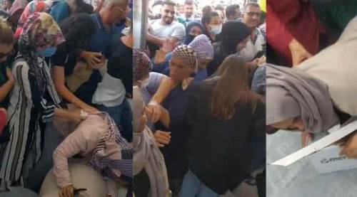 Akıl almaz görüntüler: Ucuz halı izdihamı!