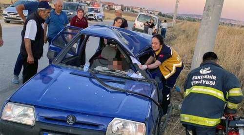 Akıl almaz kaza: Eskişehir'de ekipler seferber oldu