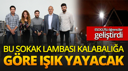 Akıllı sokak lambası icat ettiler