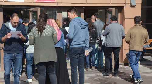 ALES'te 15 dakika kuyruğu