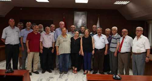 ALEVİLERDEN BAŞKAN KURT'A ZİYARET