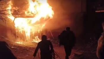 Alevler Arasında Kalan 29 Küçükbaş Hayvan Telef Oldu
