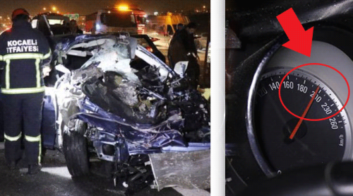 Alkollü polis 200 KM hızla dehşet saçtı