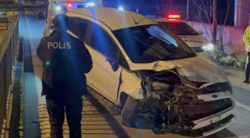 Alkollü sürücünün gecesi "duvarda" bitti!