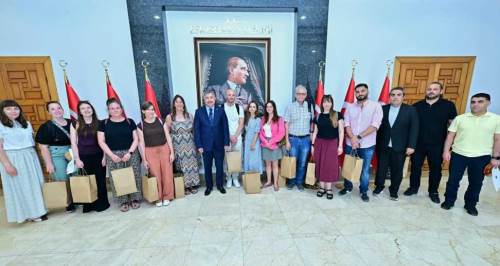 Alman sosyal hizmet uzmanlarından Eskişehir Valiliği’ne ziyaret