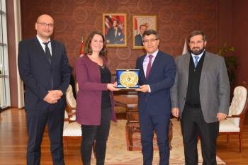 Almanya Kültür Ataşesi Maren Hülskemper’Den Bşeü’Ye Ziyaret
