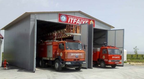 Alpu itfaiyesine yeni bina