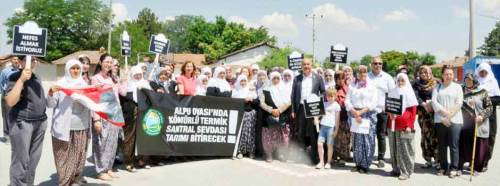 Alpulu kadınlar termik istemiyor