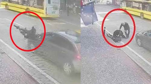  Alt geçidi kullanmadı, ölümle burun buruna geldi!