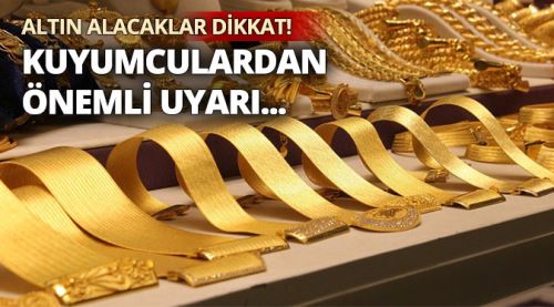 Altın alacaklar dikkat! Önemli uyarı