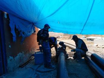 Altıntaş’Ta Şebeke Hattı Yenileme Çalışmaları
