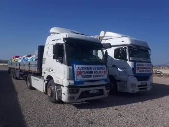 Altıntaş’Tan 4 Tır Yardım
