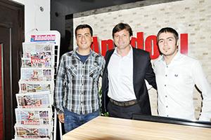 Sağlamdan Anadolu Gazetesine ziyaret