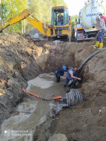 Ana Hat Su Arızalarında Bakım Ve Onarım Çalışması
