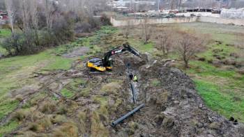 Ana Kanalizasyon Hattında Yenileme Çalışması
