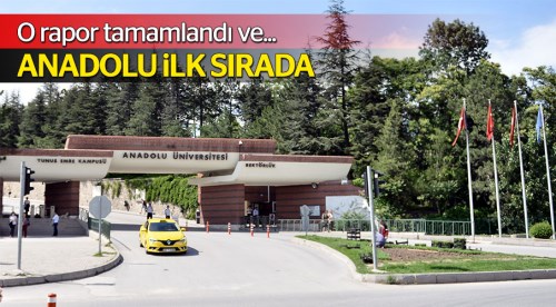 Anadolu Üniversitesi ilk sırada