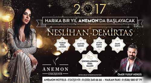 Anemon'da muhteşem yılbaşı