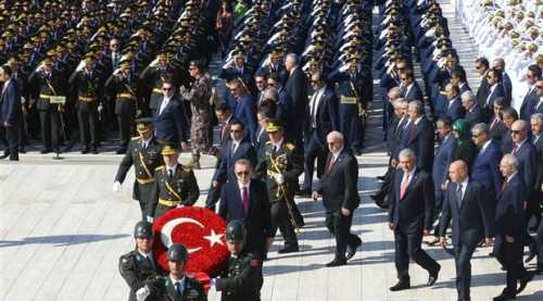Anıtkabir'de bu sabah bir ilk