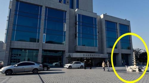 Ankara Büyükşehir Belediyesi önündeki fıskiye kaldırıldı