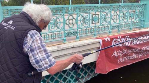 Ankara'dan Eskişehir'e sırf bunu yapmak için geldi!