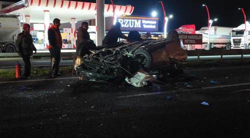 Ankara-Eskişehir yolunda feci kaza: 1 ölü, 3 yaralı