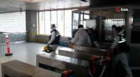 Ankara metrosunda korkunç olay!