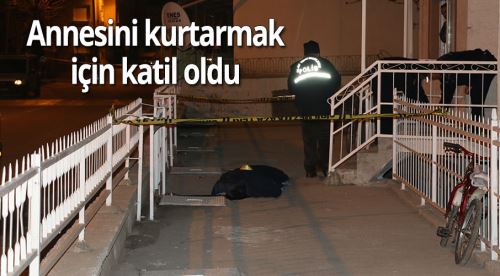 Annesini kurtarmak isterken katil oldu