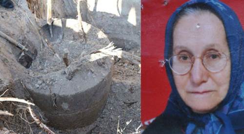 Annesini öldürüp drenaj borusuna attı
