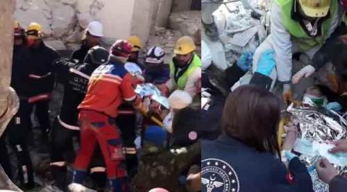 Antakya'da 202. saatte inanılmaz kurtuluş