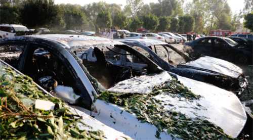 Antalya'da patlama sonrası görüntüler