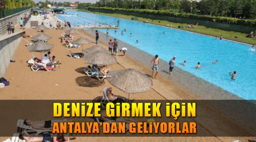 Antalyalılar deniz için Eskişehir'e geliyor