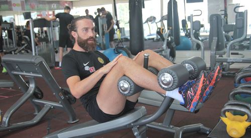 Antrenman fitness çalışmaları ile tamamlandı