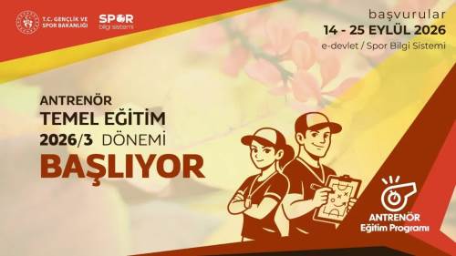 Antrenör eğitiminde başvurular başladı