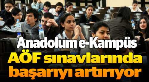 AÖF sınavlarında başarıyı artırıyor