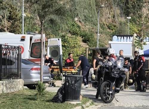 Araç uçurumdan uçtu, 1 yaralı!