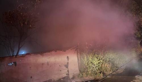 Arnavutköy’de tek katlı barakada yangın paniği