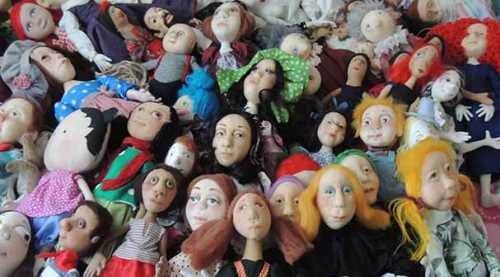 Arzu'nun bebekleri festival gözdesi oldu