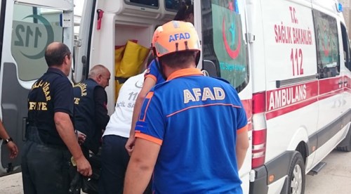 Asansör boşluğuna düşen kişi ağır yaralandı