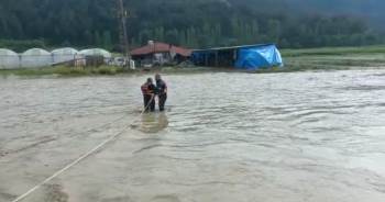 Aşırı Yağışlar Gediz’De Taşkına Sebep Oldu
