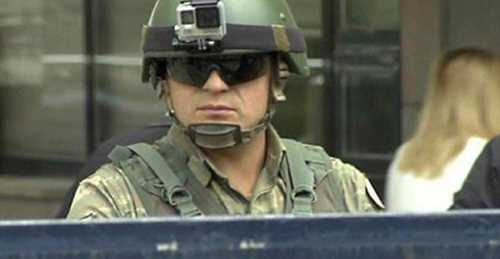 ASKER ROBOKOP GİBİ DONATILDI