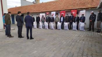 Aslanapa’Da Çiftçilere ’’Macar Fiği Tohumu’’ Dağıtıldı
